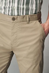Next Chinohose Straight Fit Khaki/Beige/Braun