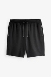 Sweatshorts Jerseyshorts mit Waffelstruktur (1-tlg)