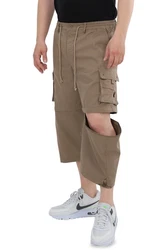 Ben Creek Cargobermudas QM7 3/4 Zip-Off Capri Bermuda Khaki/Braun/Beige