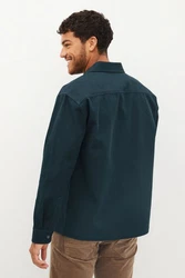 Next Outdoorhemd Hemdjacke mit zwei Taschen Hellblau/Türkis/Blau/Dunkelgrün/Dunkelblau