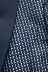 Next Sakko Slim-Fit Jacquard Sakko Hellblau/Dunkelblau/Blau/Grau