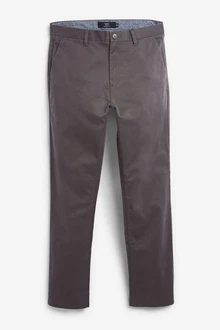 Next Chinohose Relaxed Fit Stretch-Chinohose Dunkelgrau/Khaki/Hellgrau/Grau/Braun