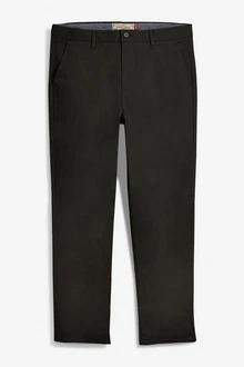 Next Chinohose Relaxed Fit Stretch-Chinohose Khaki/Schwarz/Dunkelgrau