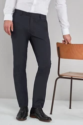 Next Formelle Stretchhose Skinny Fit Dunkelgrau/Grau/Dunkelblau