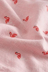 Next Kurzarmhemd aus Leinengemisch mit Print Rosa