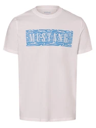 MUSTANG T-Shirt Style Austin Hellblau/Grau/Rosa/Blau
