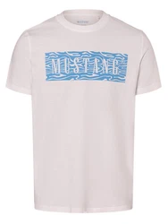 MUSTANG T-Shirt Style Austin Hellblau/Grau/Rosa/Blau
