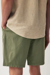 Next Docks-Shorts mit Stückfärbung (1-tlg) Dunkelgrün/Khaki/Grün