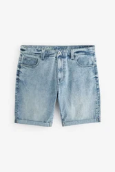 Next Jeansshorts Sommerliche Jeansshorts Hellblau/Blau