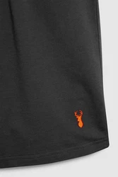 Next Relaxshorts Loungewear Shorts Dunkelgrau/Orange/Grau