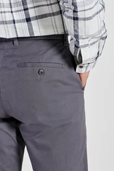 Next Chinohose Straight Fit Stretch-Chinohose Hellgrau/Grau/Dunkelgrau