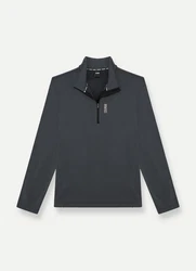 Colmar Strickfleece-Pullover Ski-Fleeceshirt mit Stretch Dunkelgrau/Dunkelblau/Grau