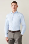 Next Langarmhemd Pflegeleichtes Regular Fit Hemd Sportmanschetten Hellblau/Blau Next Langarmhemd Pflegeleichtes Regular Fit Hemd Sportmanschetten Hellblau/Blau