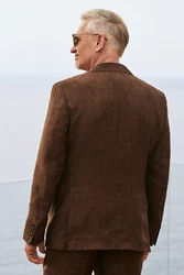 Next Baukastensakko Slim Fit Signature Leomaster Anzugsakko Braun/Dunkelbraun