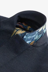 Next Sakko Eleganter Slim-Fit-Sakko Hellblau/Dunkelblau/Blau/Grau
