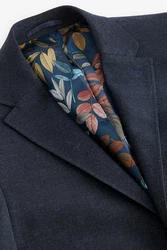 Next Sakko Eleganter Slim-Fit-Sakko Hellblau/Dunkelblau/Blau/Grau