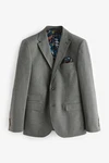 Next Sakko Eleganter Slim-Fit-Sakko Grau/Hellgrau/Dunkelgrau