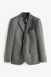 Sakko Eleganter Slim-Fit-Sakko mit Textur (1-tlg)
