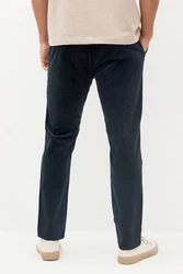Next Bandeau-Bikini-Top Chinohose Slim Fit Dunkelblau/Blau