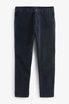 Next Bandeau-Bikini-Top Chinohose Slim Fit Dunkelblau/Blau