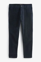 Next Bandeau-Bikini-Top Chinohose Slim Fit Dunkelblau/Blau