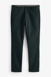 Next Chinohose Skinny Fit Chinohose mit Stretch Dunkelblau/Dunkelgrün/Türkis