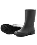 SCHEIBLER WORKWEAR Gummistiefel Herren Halbhoch Schwarz/Dunkelgrau/Grau