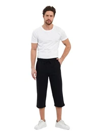 Caprihose Herren Bermuda Capri Shorts 3/4 Hosen Sommerhosen