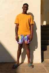 Next Essential T-Shirt mit Rundhalsausschnitt Gelb/Orange/Braun