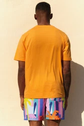 Next Essential T-Shirt mit Rundhalsausschnitt Gelb/Orange/Braun