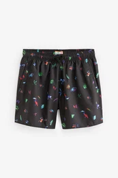 Badeshorts Badeshorts mit Print (1-St)