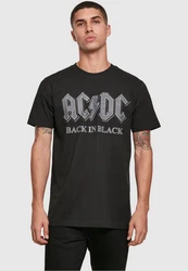 Merchcode T-Shirt acdc Back In Black Tee weiß