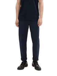 TOM TAILOR Denim Chinohose Dunkelblau/Blau