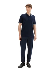 TOM TAILOR Denim Chinohose Dunkelblau/Blau