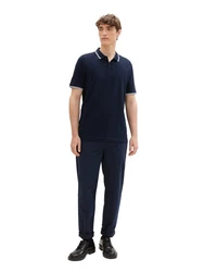 TOM TAILOR Denim Chinohose Dunkelblau/Blau