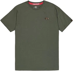 Alpha Industries Rundhalsshirt 3D Small Logo T Dunkelgrün/Khaki/Grün