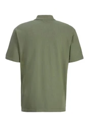 BOSS ORANGE Poloshirt Pe__Dye mit Polokragen Dunkelgrün/Grün