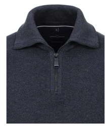 CASAMODA Troyer Strickpullover Pullover Dunkelblau/Dunkelgrau/Grau