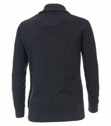 CASAMODA Troyer Strickpullover Pullover Dunkelblau/Dunkelgrau/Grau