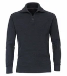 CASAMODA Troyer Strickpullover Pullover Dunkelblau/Dunkelgrau/Grau