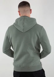 Alpha Industries Kapuzenpullover Basic Hoodie Herren Dunkelgrün/Hellgrau/Grün