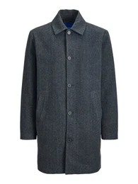 Langmantel Herren Mantel Lang Jacke JORTOBY CHECK MAC COAT LN