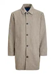 Langmantel Herren Mantel Lang Jacke JORTOBY CHECK MAC COAT LN