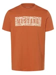 MUSTANG T-Shirt Style Austin Rot/Braun/Orange