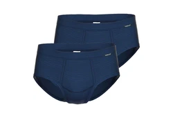 Ammann Slip Brief Classic (2-St.) Dunkelblau/Blau
