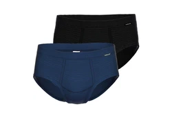 Ammann Slip Brief Classic (2-St.) Dunkelblau/Blau