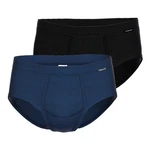Ammann Slip Brief Classic (2-St.) Dunkelblau/Blau