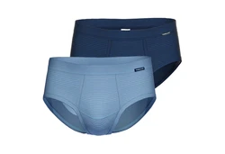Ammann Slip Brief Classic (2-St.) Dunkelblau/Blau/Hellblau