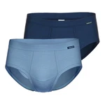 Ammann Slip Brief Classic (2-St.) Dunkelblau/Blau/Hellblau