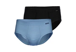 Ammann Slip Brief Classic (2-St.) Blau/Hellblau/Dunkelblau/Pastell